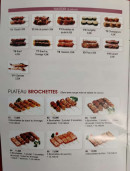 Menu Hoki Sushi - Les yakitori, brochettes, ...