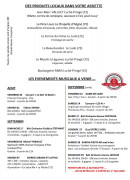 Menu Ô Bord du Loir - Les informations