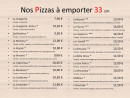 Menu Bella Ciao - Les pizzas