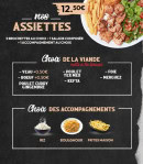 Carte et menu de Les grillades de Papa à Chambery — Les assiettes