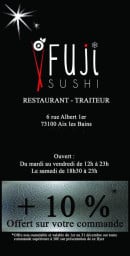 Menu Fuji Sushi - Carte et menu Fuji Sushi Aix les Bains