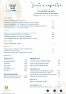 Menu L'Alchimiste - Informations