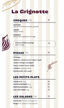 Menu L'insolite - Les croques, pizzas et petits plats,...