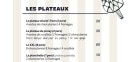 Menu L'insolite - Les plateaux