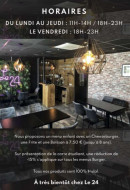 Menu Le 24 - Les informations