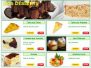 Menu Le Borsalino - Les desserts