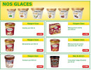 Menu Le Borsalino - Les glaces