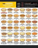 Menu Mistral Food - Les pizzas