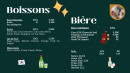 Menu Rice to meet you - Les boissons et bières