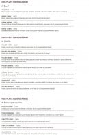 Menu Taj mahal - Les boeufs, volailles, poissons et crevettes