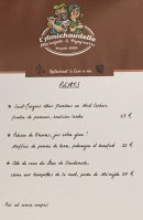 Menu L' amichaudette - Les plats