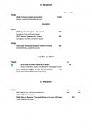 Menu La Taiga - Les vins page 3