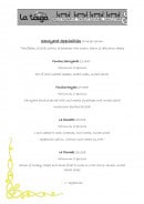 Menu La Taiga - Les spécialités savoyardes
