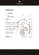 Menu Le Chalet de Courchevel - Les vins page 3