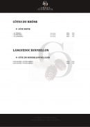 Menu Le Chalet de Courchevel - Les vins page 4