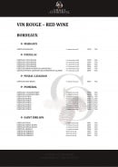 Menu Le Chalet de Courchevel - Les vins page 2