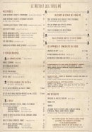 Menu Les Trois Bô - Les menus