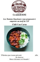 Carte et menu de Les Tontons Snackeurs à Saint Colomban des Villards — Un exemple de menu du jour