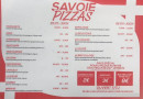 Menu Savoie Pizzas - Pizzas