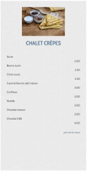 Menu Floe - Crépes