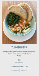 Menu Floe - Turkish eggs