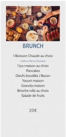 Menu Floe - Brunch