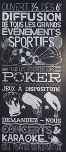 Carte et menu de Café des Sports à Saint-Genix-les-Villages — Les informations