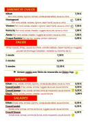 Menu Le Wagon Bar - Les tacos, wraps, ...