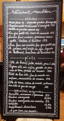 Menu Mendikoa - Exemple de menu