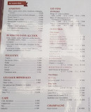 Carte et menu de La Tour Des Pizz's à Le Pont de Beauvoisin — Les apéritifs, boissons, ...