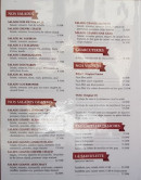 Carte et menu de La Tour Des Pizz's à Le Pont de Beauvoisin — Les salades, charcuterie, ...