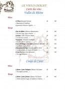 Menu Le Vieux Chalet - Les vins page 4