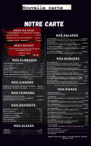 Menu Saveurs De L'artisan - La carte