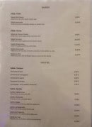 Menu Hotel  de la Gare - Les salades et galettes