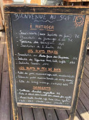 Carte et menu de Le sanglier qui fume à Bourg Saint Maurice — Exemple de menu