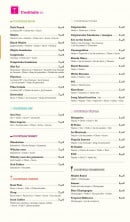 Menu Au Fût et à mesure - Les cocktails rhums, les cocktails gins,....