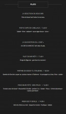 Carte et menu de Brasserie des Artistes à Annecy — Les plats
