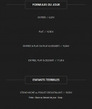 Carte et menu de Brasserie des Artistes à Annecy — Les formules du jour, enfants terribles