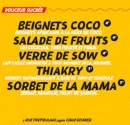 Carte et menu de Chez Ami - Mama African Food à Annecy — Douceur sucrée