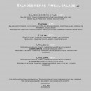 Menu L'Atlas - Les salades