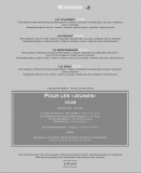 Menu L'Atlas - Les burgers