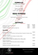 Carte et menu de La Dolce vita Annecy à Annecy — antipasti