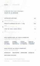 Menu Le Ricochet - Les plats page2