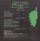 Menu Le taravo - Menu corse