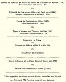 Menu Les chineurs de la cuisine - Les viandes