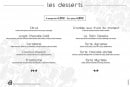 Menu Liber'tart - Les desserts