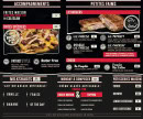 Menu The Roster - Les accompagnements,  petites faims et milkshakes,...