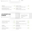 Carte et menu de Garden family à Annemasse — Menu enfant et desserts