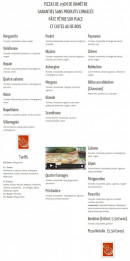 Carte et menu de Chez Felix à Ville la Grand — Les pizzas