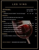 Menu Le Double Concept - Les vins  rouges